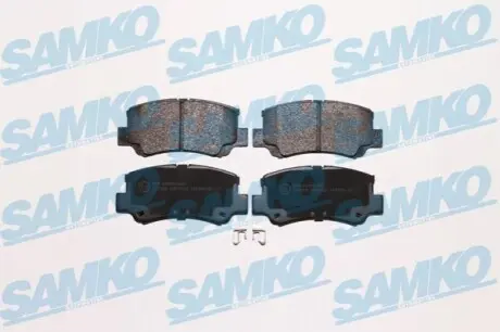 Колодки гальмівні (передні) Chery A1/Cowin/QQ6 06-15/Suzuki Wagon R+ 98-00 SAMKO 5SP1028