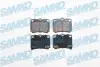 Тормозные колодки, дисковый тормоз.) SAMKO (5SP1029) изображение 1