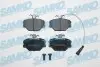 Тормозные колодки, дисковый тормоз.) SAMKO (5SP102) изображение 1