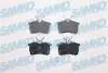 Колодки гальмівні (задні) Honda Accord VI/VII 98-08 SAMKO (5SP1037) зображення 1