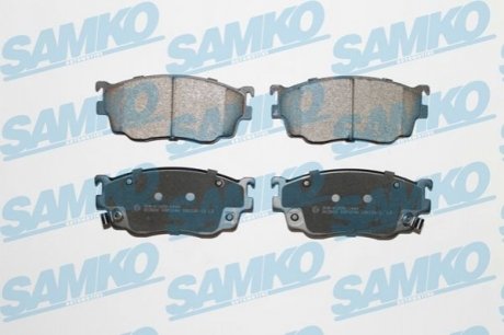 Гальмівні колодки, дискове гальмо (набір) SAMKO 5SP1046