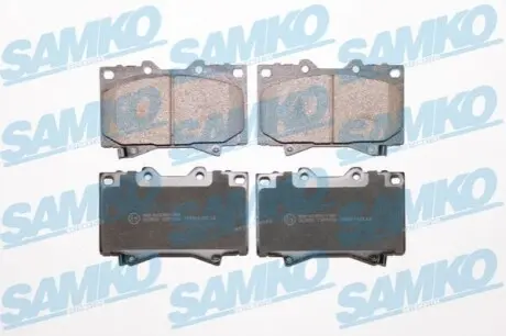 Тормозные колодки, дисковое тормоз (набор) SAMKO 5SP1050