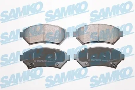 Гальмівні колодки, дискове гальмо (набір) SAMKO 5SP1054