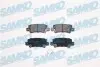 Колодки гальмівні (задні) Toyota Corolla 01-14 SAMKO (5SP1068) зображення 1