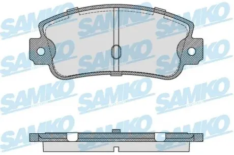 Тормозные колодки, дисковый тормоз.) SAMKO 5SP106