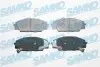 Гальмівні колодки, дискове гальмо (набір) SAMKO (5SP1070) зображення 1