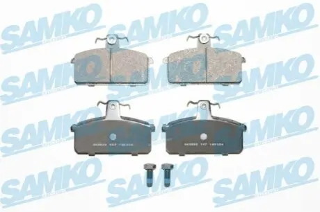 Гальмівні колодки, дискове гальмо (набір) SAMKO 5SP107