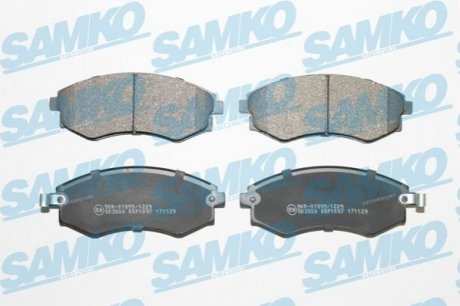 Тормозные колодки, дисковый тормоз.) SAMKO 5SP1097 (фото 1)