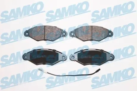 Гальмівні колодки, дискове гальмо (набір) SAMKO 5SP1106