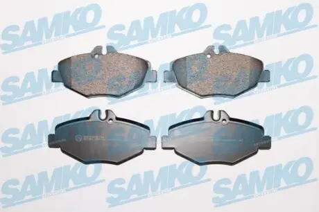 Колодки гальмівні (передні) MB E-class (W211) 02-09 (Bosch) (з датчиками) SAMKO 5SP1124