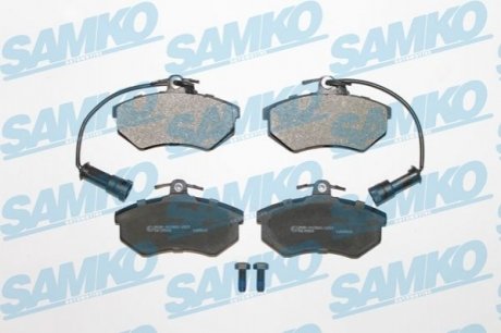Гальмівні колодки, дискове гальмо (набір) SAMKO 5SP1137