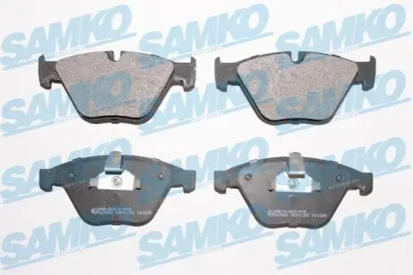 Колодки гальмівні (передні) BMW 3 (E90) 07-13/5 (E60/E61)/6 (E63/E64) 03-10/7 (E65/E66/E67) 01-08 SAMKO 5SP1193