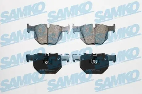 Колодки гальмівні (задні) BMW 5 (E60/E61) 02-10/6 (E63/E64) 04-10 SAMKO 5SP1194