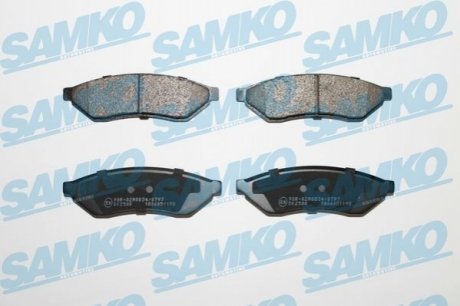 Тормозные колодки, дисковый тормоз.) SAMKO 5SP1198 (фото 1)