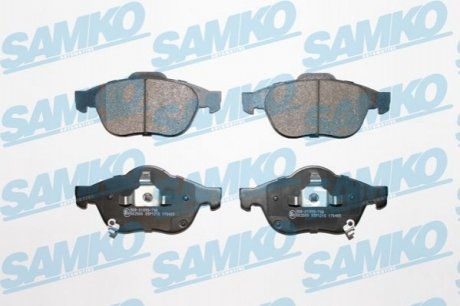 Гальмівні колодки, дискове гальмо (набір) SAMKO 5SP1215 (фото 1)