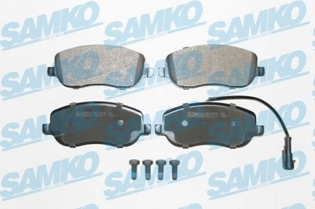 Тормозные колодки, дисковый тормоз.) SAMKO 5SP1217 (фото 1)