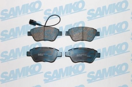 Гальмівні колодки, дискове гальмо (набір) SAMKO 5SP1225