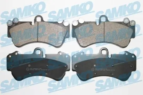 Колодки гальмівні (передні) Porsche Cayenne/VW Touareg 02-10 (Brembo) (190x99,1) SAMKO 5SP1226