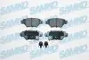 Тормозные колодки, дисковый тормоз.) SAMKO (5SP1227) изображение 1