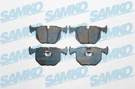 Гальмівні колодки, дискове гальмо (набір) SAMKO 5SP1231