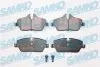 Тормозные колодки, дисковый тормоз.) SAMKO (5SP1241) изображение 1