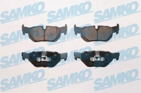 Колодки гальмівні (задні) BMW 1 (E81-82/E87-88)/3 (E90-93) 04-13/X1 (E84) 09-15 SAMKO 5SP1252