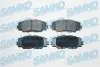 Колодки гальмівні (передні) Toyota Corolla 01-18/Auris 07-12/Rav4 III 05-/Yaris/Prius+ 12 SAMKO (5SP1258) зображення 1
