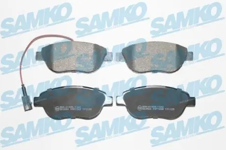 Тормозные колодки, дисковый тормоз.) SAMKO 5SP1268