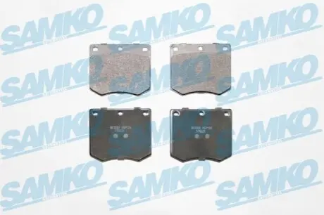Гальмівні колодки, дискове гальмо (набір) SAMKO 5SP126