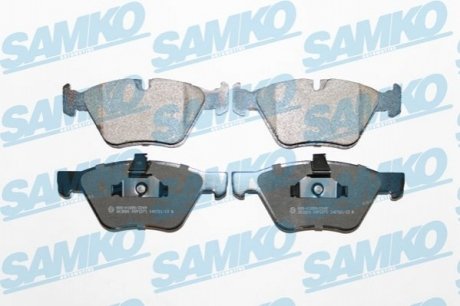 Гальмівні колодки, дискове гальмо (набір) SAMKO 5SP1271 (фото 1)