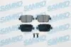 Колодки гальмівні (задні) Ford Kuga 08-/Mondeo 07-15 (к-кт) SAMKO (5SP1272) зображення 1