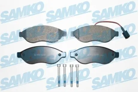 Тормозные колодки передние (1.1-1.5t) 06- SAMKO 5SP1287