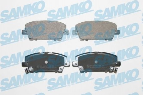 Тормозные колодки, дисковый тормоз.) SAMKO 5SP1317 (фото 1)