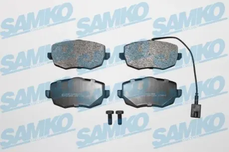 Гальмівні колодки, дискове гальмо (набір) SAMKO 5SP1336