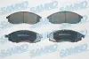 Колодки гальмівні (передні) Nissan Navara/Pick Up 2.4i/2.5 TD 98 SAMKO (5SP1343) зображення 1