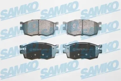 Колодки гальмівні (передні) Kia Rio II 05-/Hyundai i20 08-15/Accent 05-10 SAMKO 5SP1345