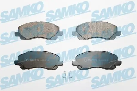 Колодки гальмівні (передні) Citroen C4/Peugeot 4008 12-/Mitsubishi Lancer/Outlander 03-/Jeep/Dodge SAMKO 5SP1347