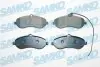 Тормозные колодки, дисковый тормоз.) SAMKO (5SP1348) изображение 1