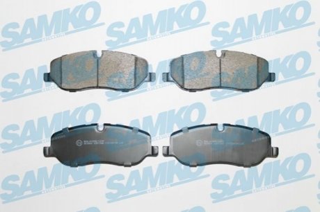 Гальмівні колодки, дискове гальмо (набір) SAMKO 5SP1360 (фото 1)