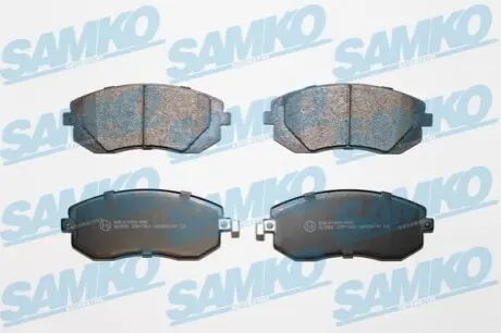 Колодки гальмівні (передні) Subaru Forester 02-/Impreza 00-/Legacy 03-14/Outback 03- (Tokico) SAMKO 5SP1363