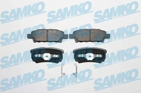 Колодки гальмівні (задні) Mitsubishi Outlander/Lancer 1.3-2.4 01- (Akebono) SAMKO 5SP1373