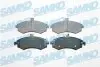 Колодки гальмівні (передні) Hyundai Elantra 00-06/Matrix 01-10/Kia Cerato 04-09 SAMKO (5SP1374) зображення 1