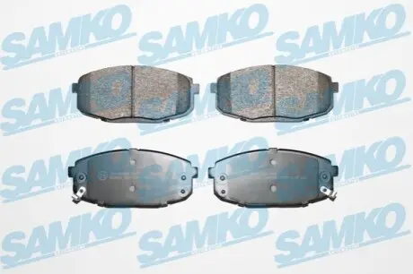 Колодки гальмівні (передні) Kia Ceed 1.4/1.6 CRDI/CVVT 06- замінено на 0 986 424 811 SAMKO 5SP1375