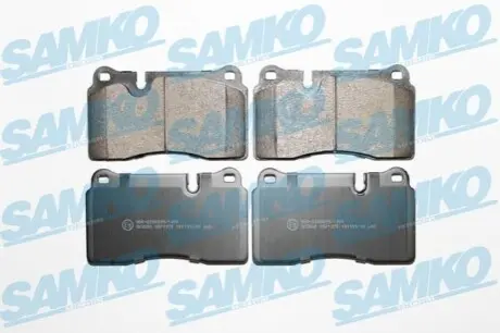 Колодки гальмівні (передні) VW Touareg 2.5-4.2 TDI/FSI 02- (Brembo) SAMKO 5SP1376