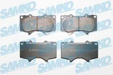 Колодки гальмівні (передні) Toyota Land Cruiser Prado/Hilux 03-/Lexus GX 02-10 (Sumitomo) SAMKO 5SP1379