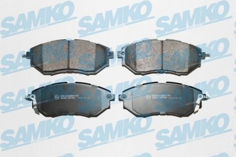 Тормозные колодки, дисковый тормоз.) SAMKO 5SP1402 (фото 1)