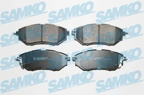 Колодки гальмівні (передні) Subaru Forester/Legacy/Impreza 03- (Akebono) SAMKO 5SP1402