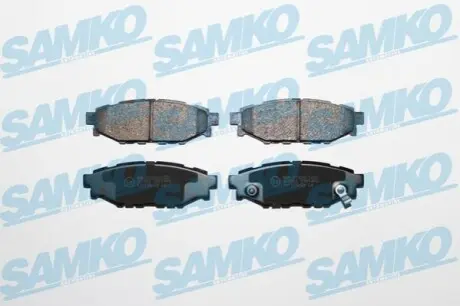 Колодки гальмівні (задні) Subaru Forester/Impreza 08-/Legacy 03-14/Outback 03-/Toyota GT 12 SAMKO 5SP1408