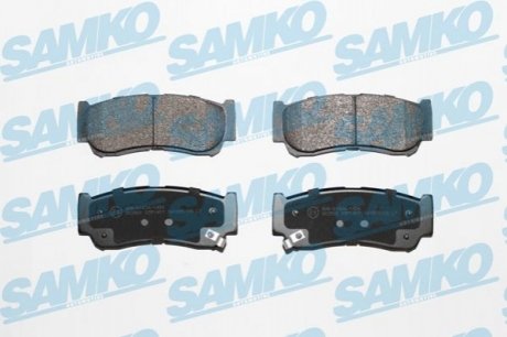 Тормозные колодки, дисковый тормоз.) SAMKO 5SP1417 (фото 1)