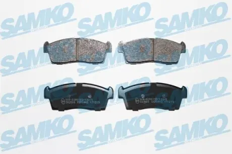 Гальмівні колодки, дискове гальмо (набір) SAMKO 5SP1442